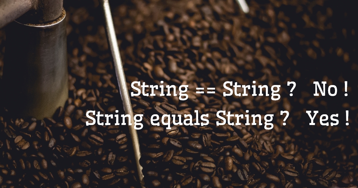 java == equals string compare